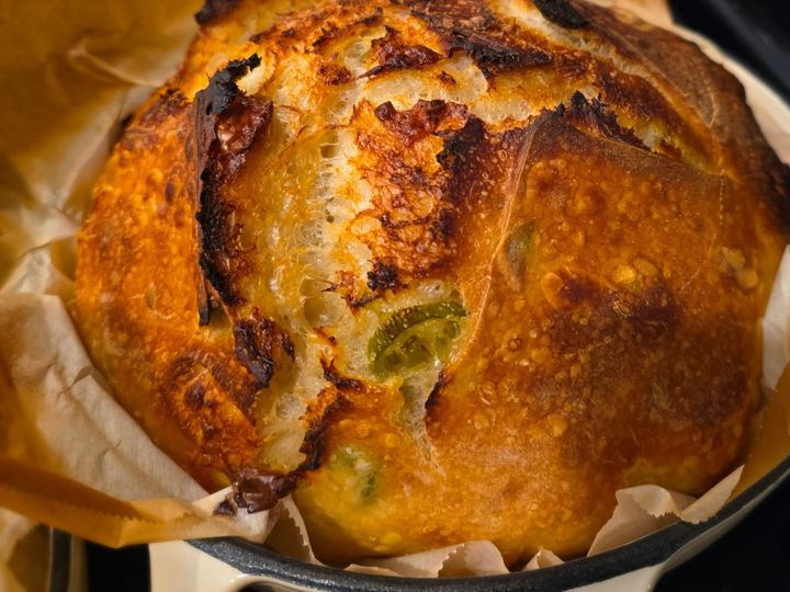 Cheddar Jalapeño Sourdough